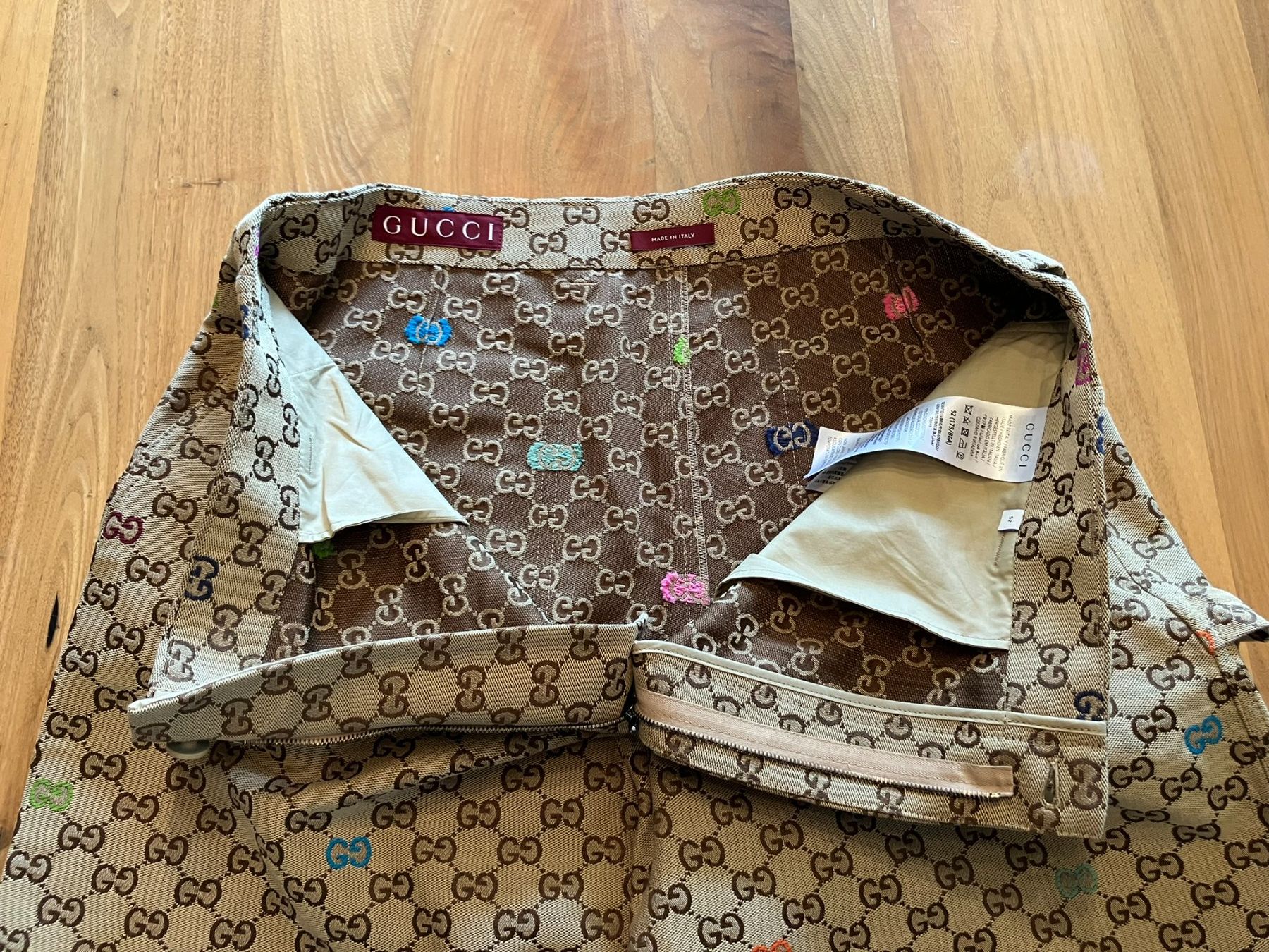 Pantalons: Gucci GG Canvas Shorts, beige, Gr. 52 – Neuf (Voir description) à Zäziwil par Bewy1 2