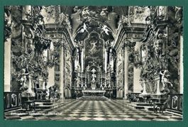 Einsiedeln - Stiftskirche, Hochaltar, 1954, gelaufen