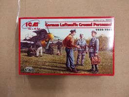 Luftwaffe Bodenpersonal Bausatz von ICM 1/48, Fabrikneu