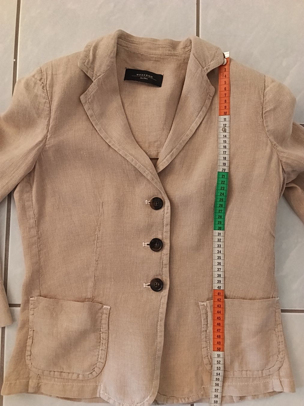 Max Mara Giacche: Blazer, S, Max Mara Weekend, 100% lin, beige – Usato da Neuchâtel venduto da Virgule50 6