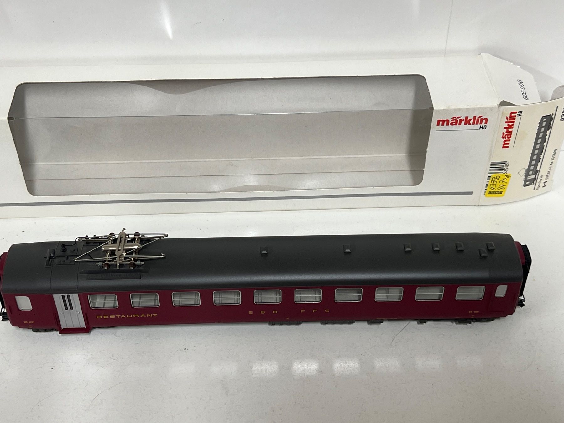 Märklin Modelleisenbahnen: Märklin 43390 EPOCHE lll SBB Restaurant H0 AC – Gebraucht aus Neuenhof von ludovicco 6