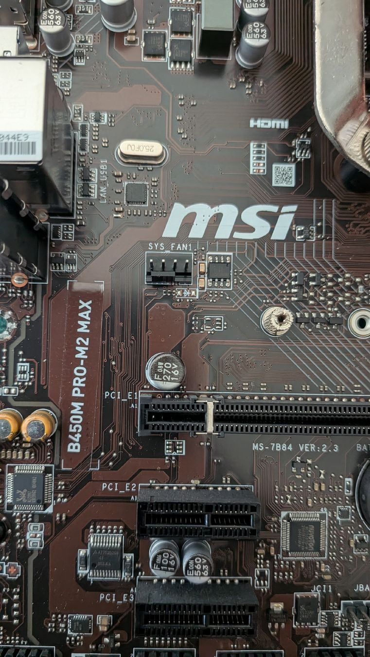 Schede madri: MSI B450M PRO-M2 MAX Mainboard mit CPU-Kühler, ryzen 5 3600 – Usato da Reiden venduto da Vicrul 1