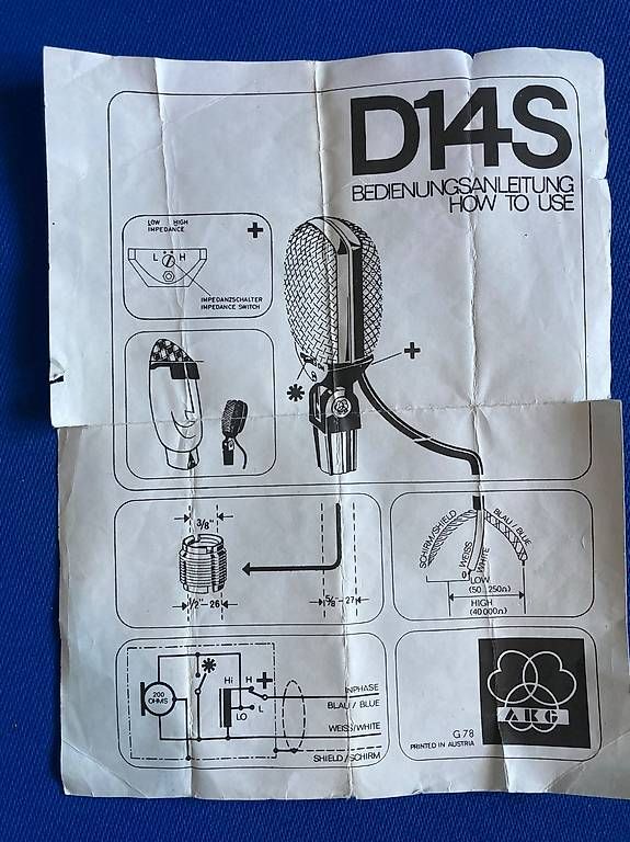 Mikrofone: Micro AKG D14S – Gebraucht aus Albeuve von joh_hs6n 2