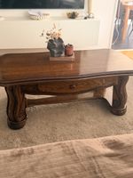 Wohnzimmertisch Holz massiv mit Schublade