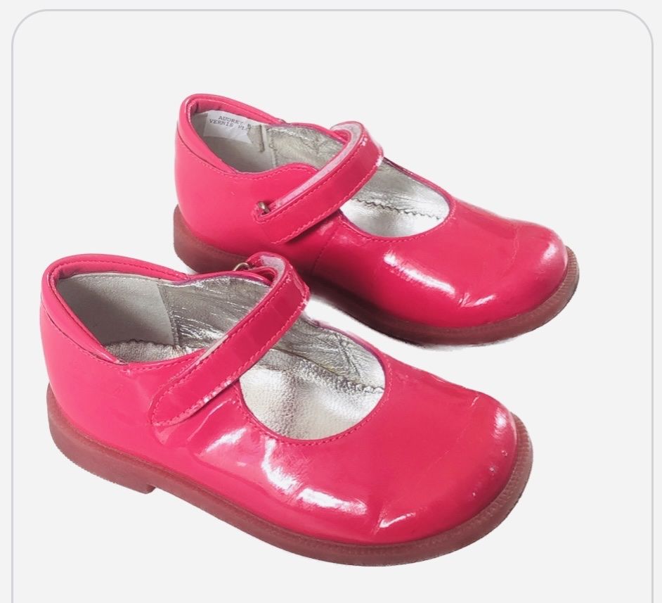 Pom d'Api Schuhe für Mädchen: Chaussures vernies roses Pom d’Api, taille 21 – Neu (gemäss Beschreibung) aus Carouge GE von Emilynette