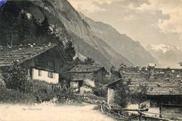 Schatzalp   GR  bei Davos   -   Dorfpartie   um 1908