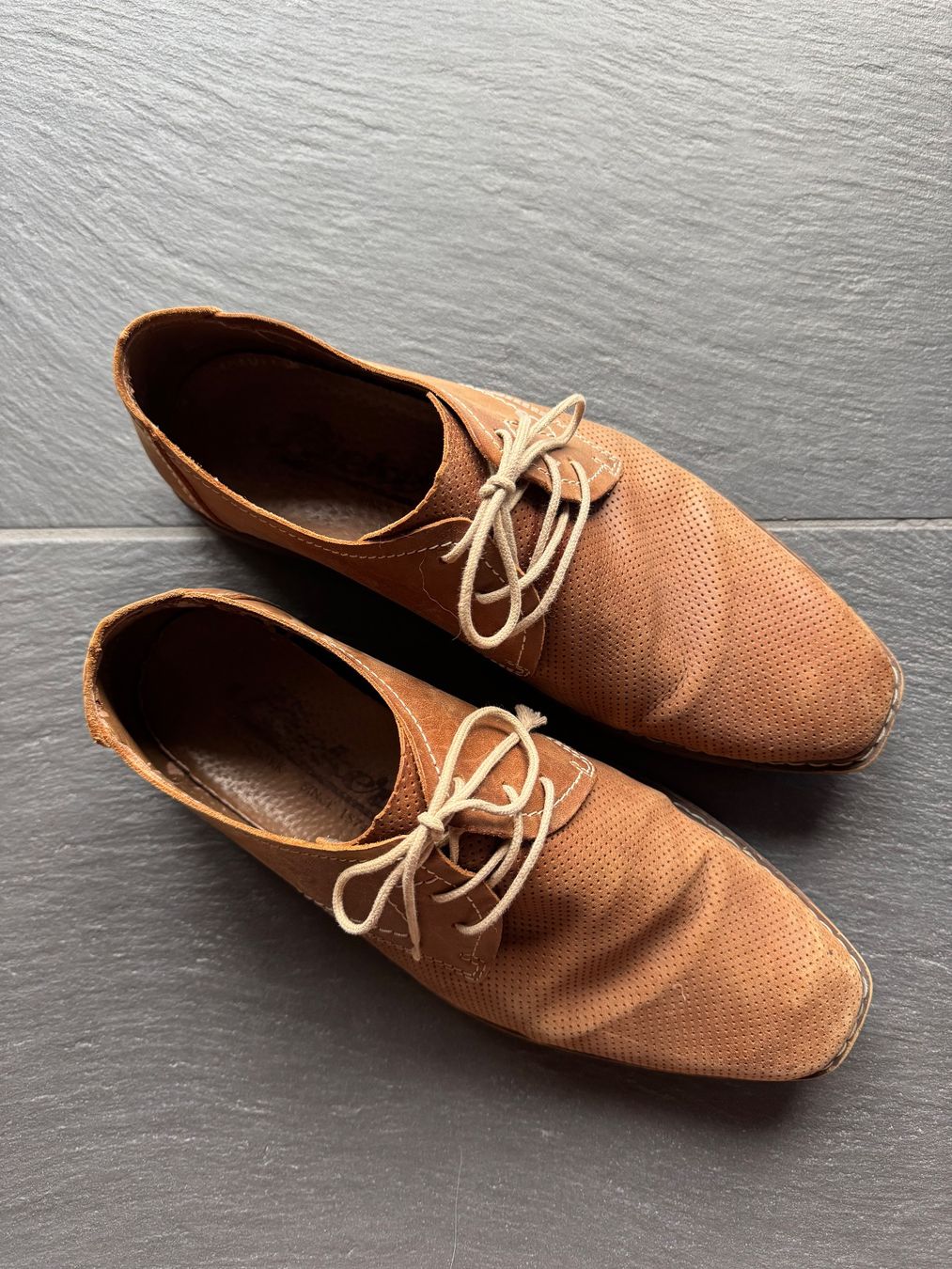 Rieker Scarpe da uomo: Rieker Halbschuhe cognac, Gr. 43 – Usato da Unterseen venduto da itslisasp