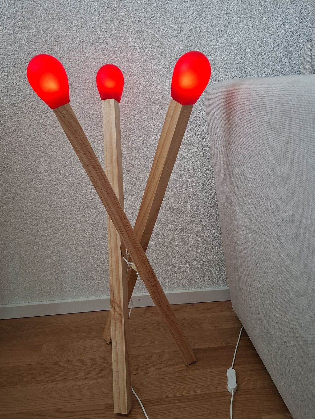 Ikea Lampen: IKEA STRÅLA Streichholzlampe – Gebraucht aus Basel von Lovintage