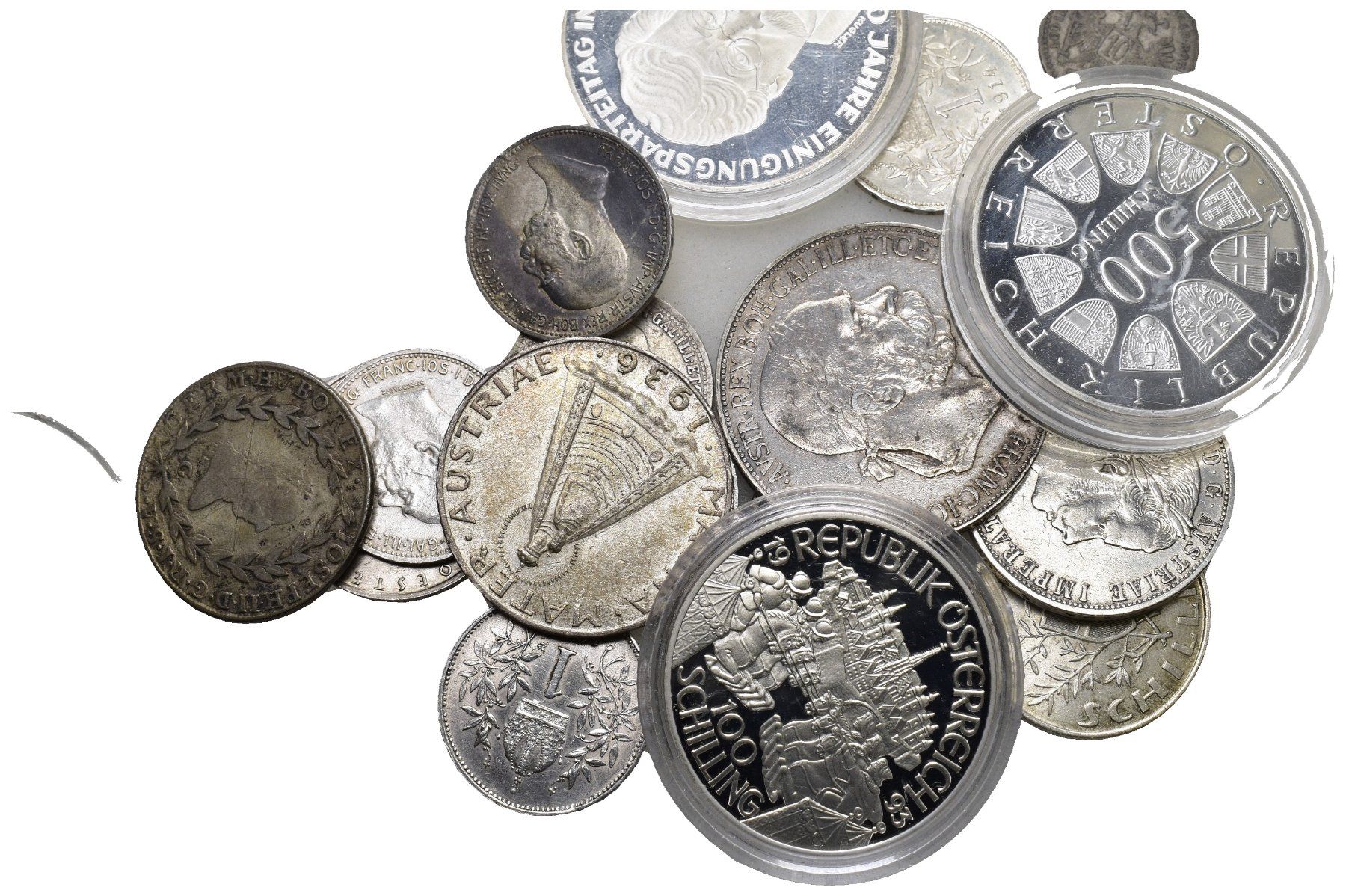 Alle Münzen: Österreich Lot Silber – Gebraucht aus Bern von numismatictops