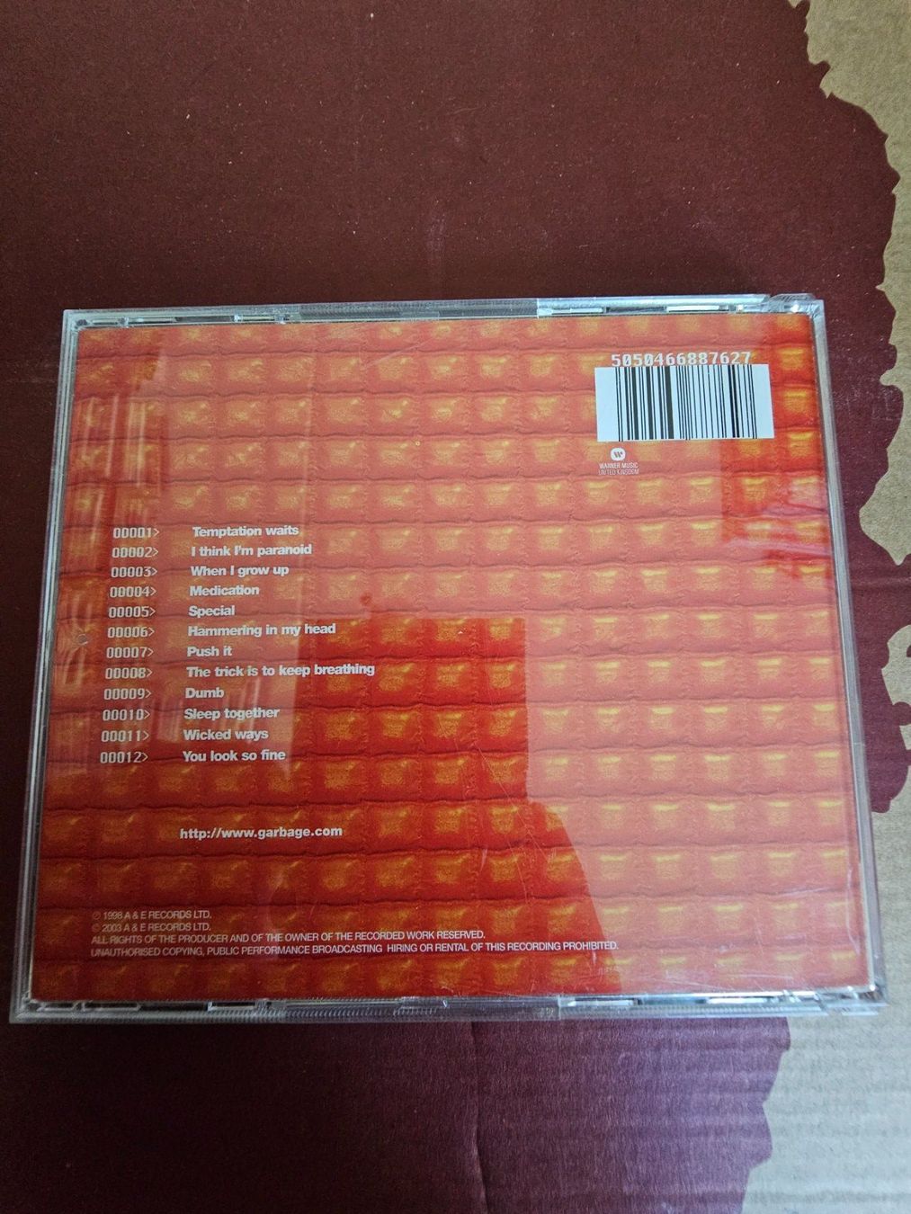 CDs: CD - Garbage – Version 2.0 (Alternative Rock, 2003) – Gebraucht aus Biberist von Foolio0 1