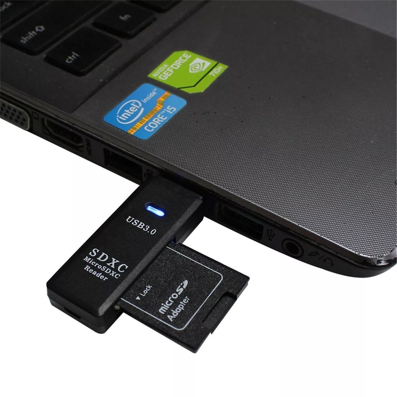 Lettori di schede: Adapter USB 3.0 Kartenleser Micro SD XC TF Card Reader PC – Nuovo (secondo la descrizione) da Kirchdorf AG venduto da Lionstein 2
