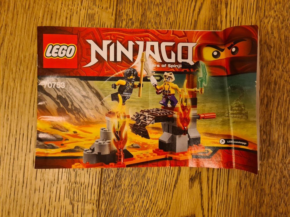 lego ninjago lava fälle
