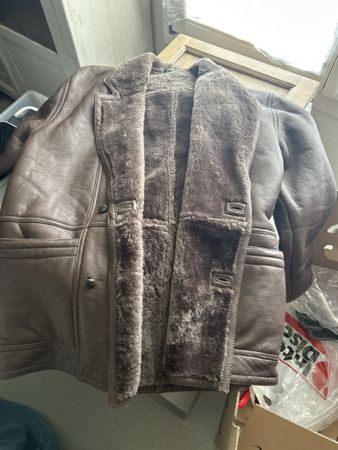 Lammfelljacke Herren Vintage Gr. 56