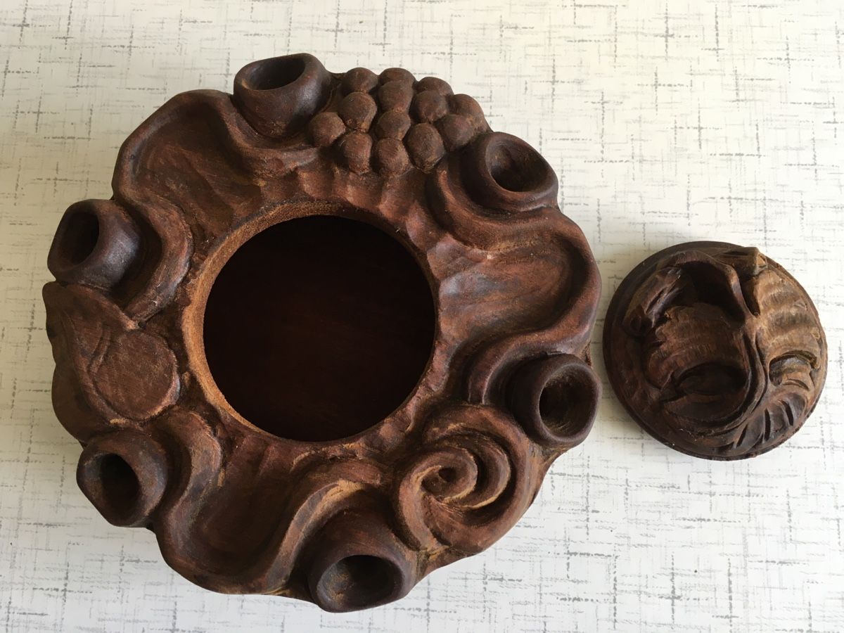 Tutte le decorazioni: Freundschafts Kaffee Holz dekoratives Gefäss – Usato da Lyss venduto da Punktum01 2
