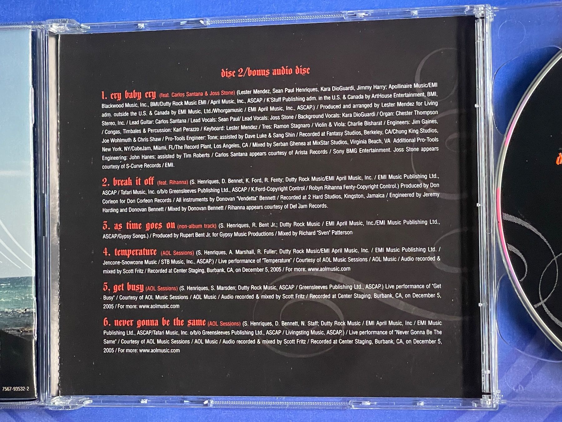 CD: Sean Paul – The Trinity 2CD - Limited Edition – Usato da Muri b. Bern venduto da AdidasCollector 2