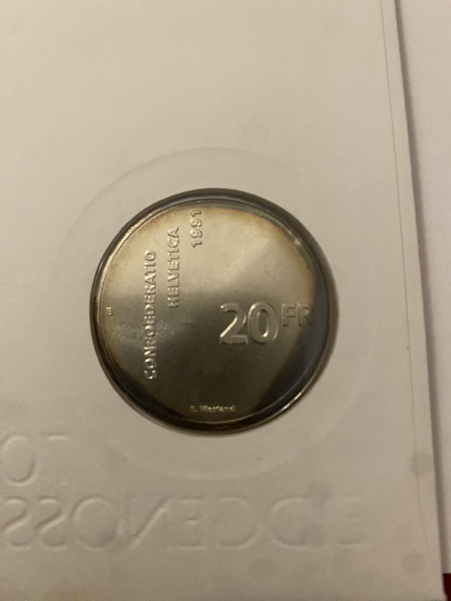 Tutti le monete: Numisbrief 20 Franken Silber Schweiz – Nuovo (secondo la descrizione) da Muralto venduto da Alex1912 2