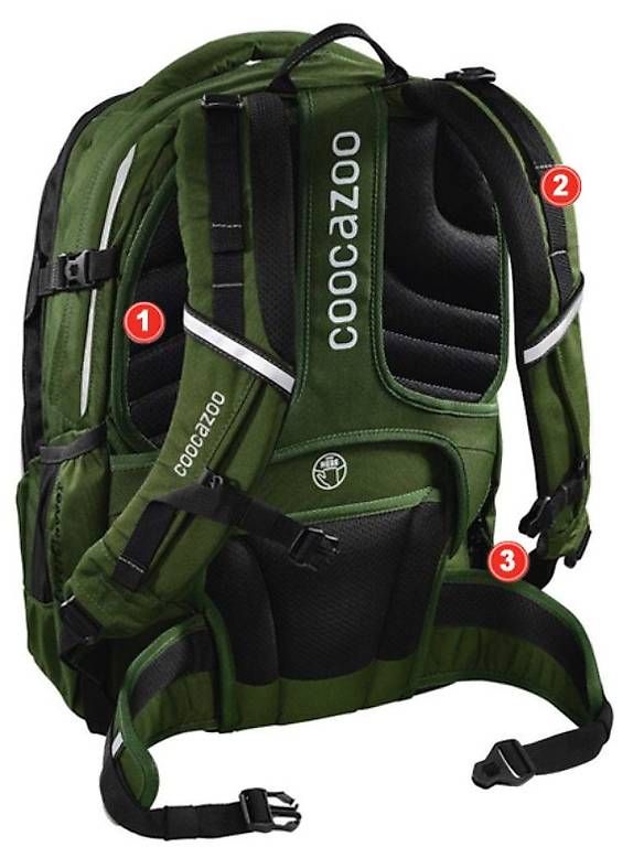 Coocazoo Borse & Zaini: Coocazoo Schulrucksack Gorilla – Usato da Reinach BL venduto da Tscherrer 1