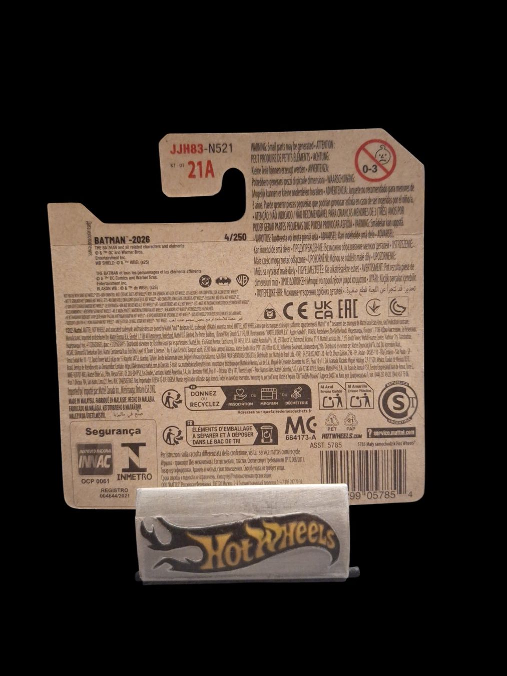 Hot Wheels Modellini d'auto: Hot Wheels Batman 2026 Batmobile 1/5 S – Nuovo e nell'imballaggio originale da Adlikon venduto da Mmartin0 1