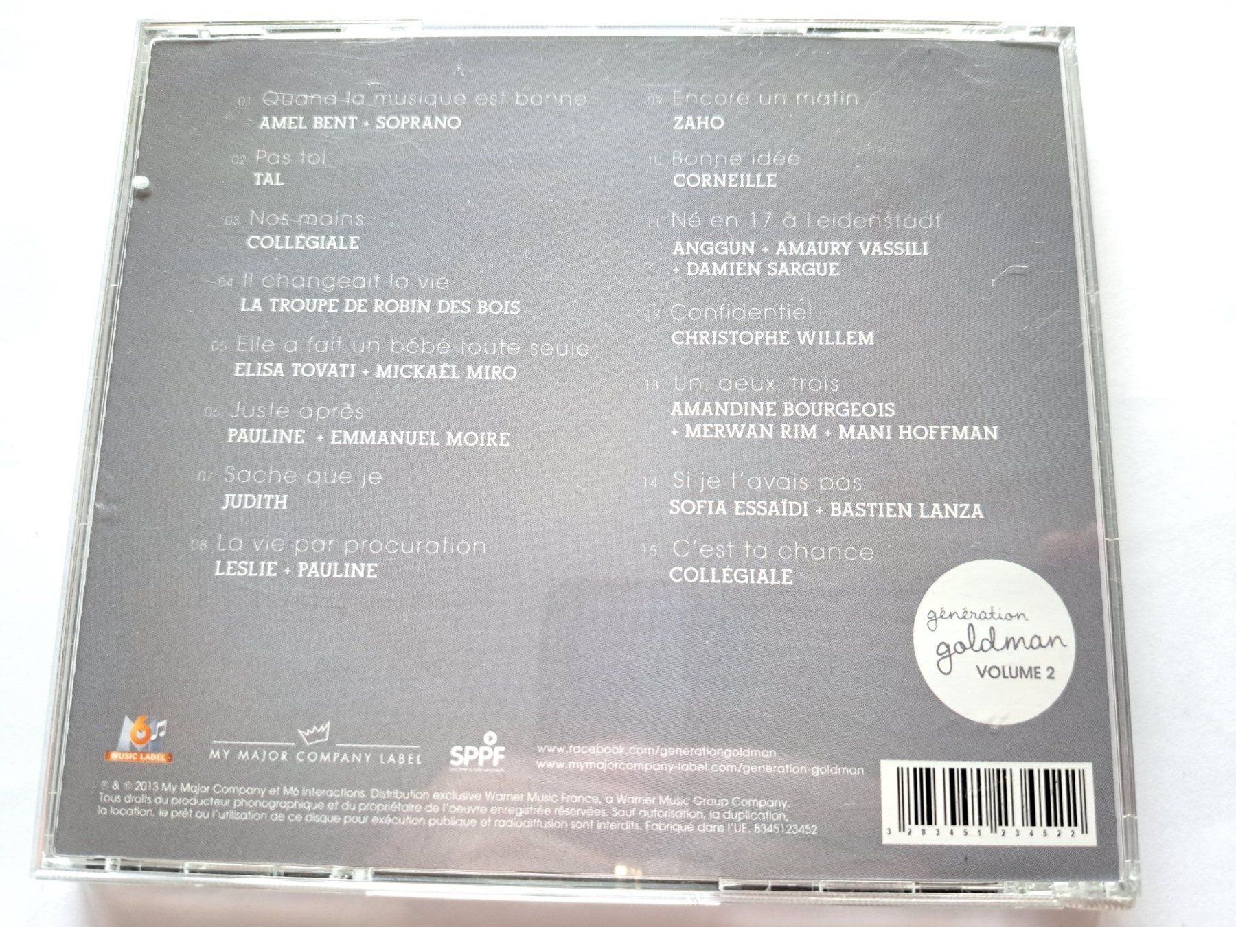 CD: Cd Génération Goldman - Volume 2 – Usato da Pully venduto da bro_n52j 1