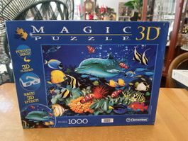 Magic 3D Puzzle Clementoni Unterwasserwelt 1000 Teile 