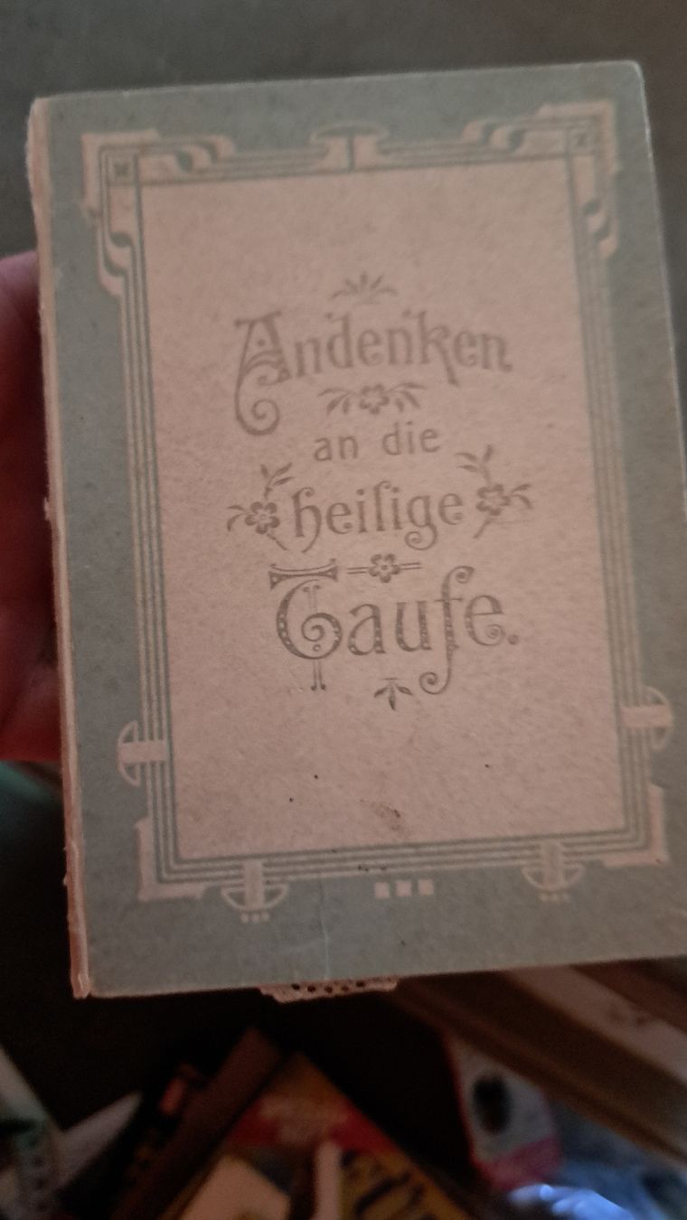 Documenti: Taufbüchlein 1908 antik in Schatouille – Usato da Kölliken venduto da Upcycling-by-Mc-TAM 1