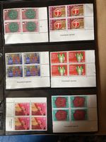 Briefmarken Sammlung Helvetia diverse Werte und Motive ungeb