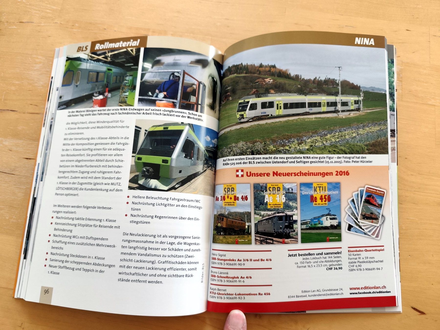 Livres: Bahn Jahrbuch Schweiz 2016 – D'occasion à Birrwil par dirtyoldtown 7