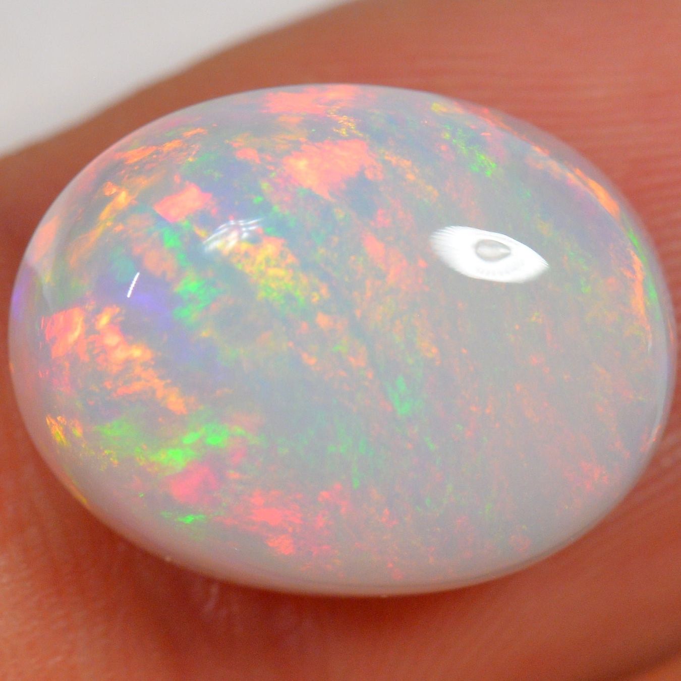 Pietre preziose: 9.2 Karat - Heller Ovaler Äthiopischer Welo Opal – Nuovo (secondo la descrizione) da Rüti ZH venduto da DeinOpal