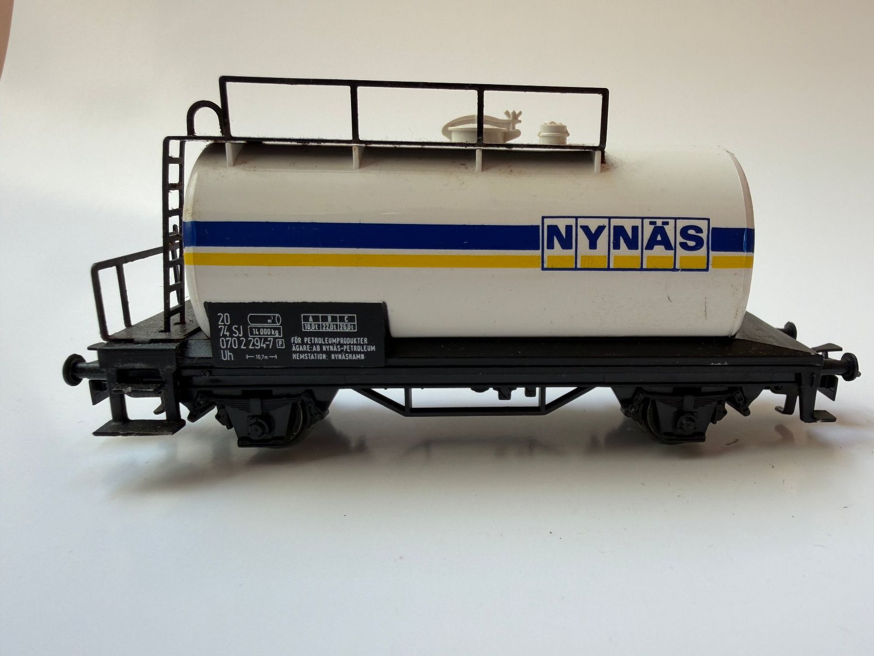 Märklin Modellini di ferrovie: MÄRKLIN TANKWAGEN "NYNÄS" – Usato da winterthur venduto da felix27
