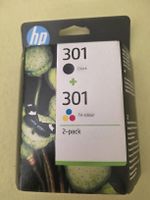 Cartouches d'encre HP 301 noir + tricolore, 2-pack, NEUF!