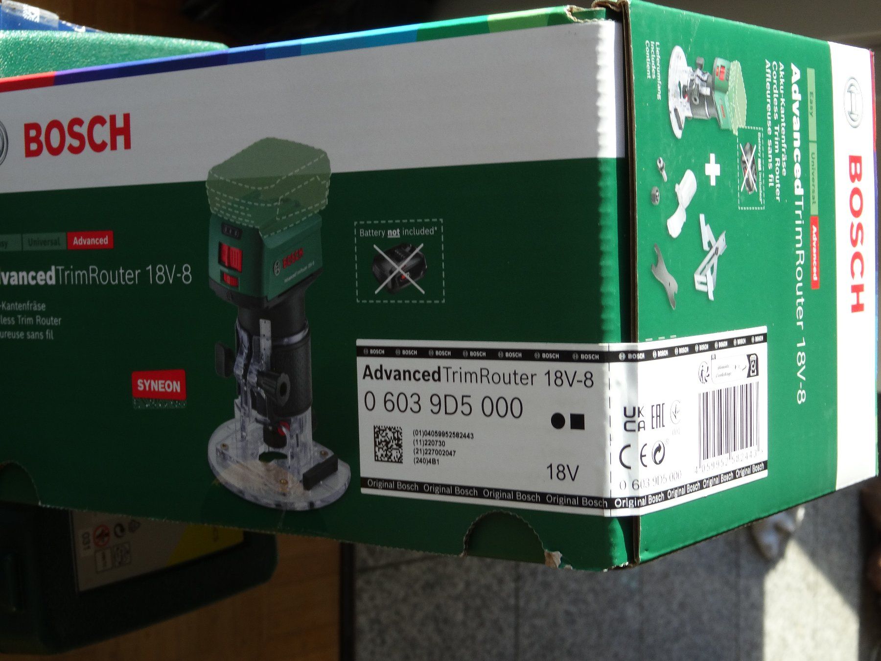 Bosch Tutti gli attrezzi: Bosch  AdvancedTrimRouter 18V – Nuovo e nell'imballaggio originale da Buttisholz venduto da buttiholli 3