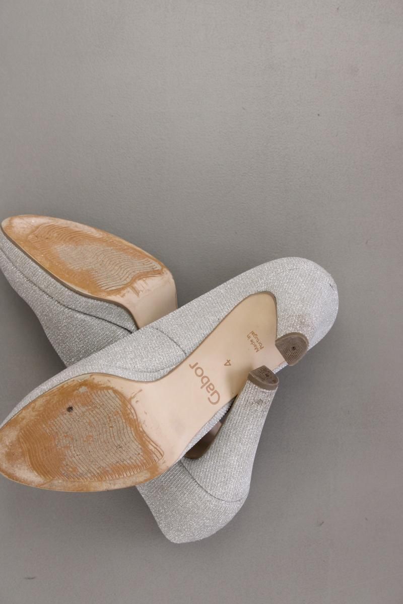 Damenschuhe: Gabor Pumps Gr. 37 silber – Gebraucht aus Neustadt an der Waldnaab von SecondLifeFashion 3
