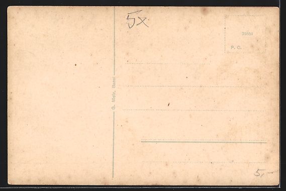 Cartoline postali: Basel, Kaserne mit Exerzierplatz aus der – Usato da Berlin venduto da bartko-reher 1