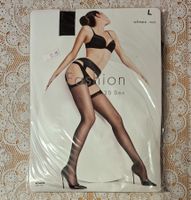 Fashion Straps Strumpfhose Ouvert Schwarz 20DEN Gr.L