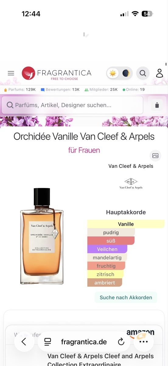 Van Cleef Parfum & Eau de Toilette: Van Cleef & Arpels Orchidee Vanille, 2 ml – Gebraucht aus Sursee von nri_g5z8 1