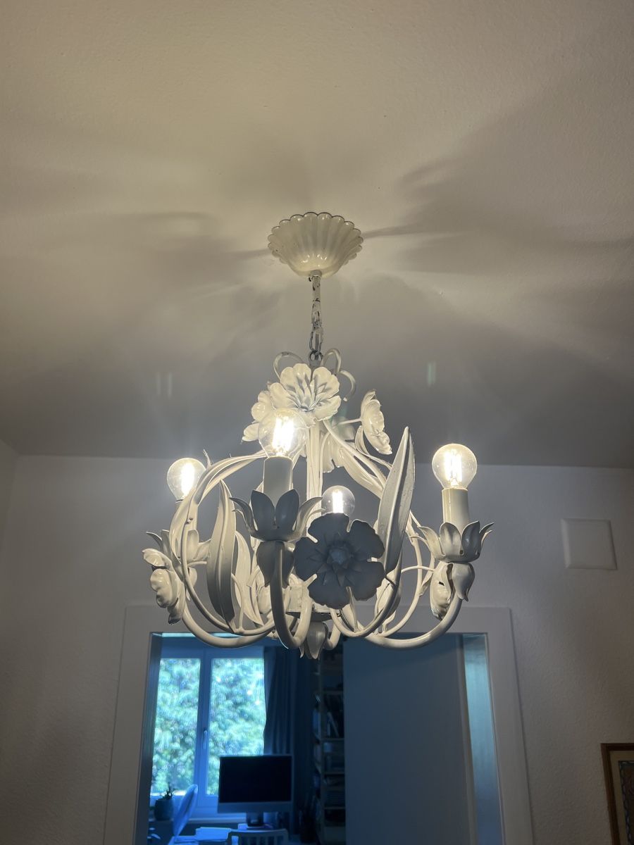 Lampadari & plafoniere: Hängelampe Blumen Ferro Luce – Usato da Zürich venduto da ViolettRosenRot