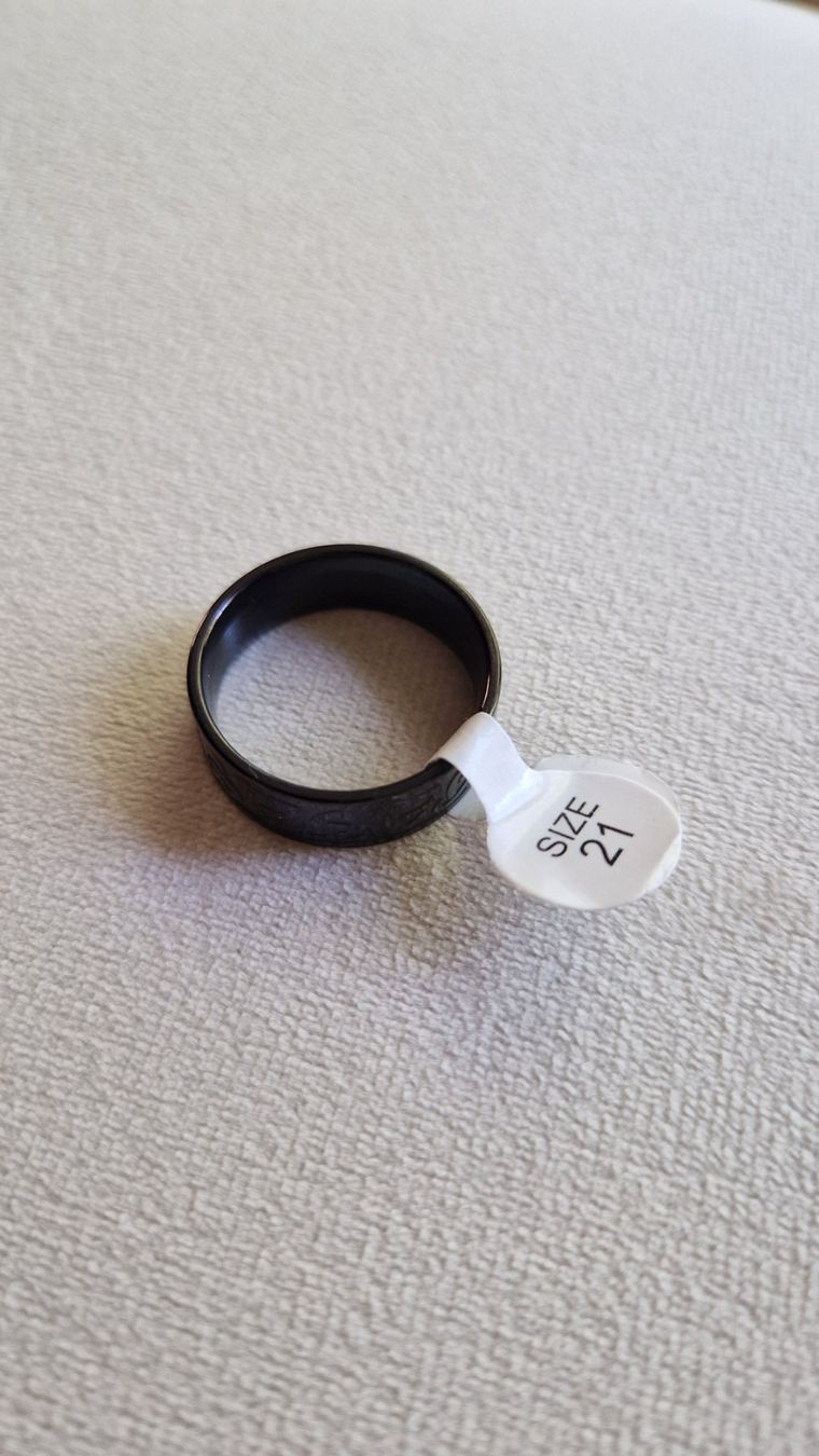 Anelli: NEU: Wikinger Style Fingerring, Grösse 21 – Nuovo e nell'imballaggio originale da Safenwil venduto da Lenzburg-Gretzenbach 1