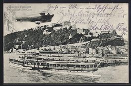 Ehrenbreitstein, Zeppelins Fernfahrt Fri