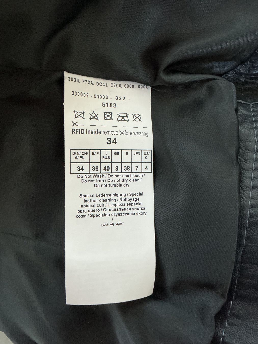 Vestes: Lederjacke GERRY WEBER dunkelblau – Neuf (Voir description) à Frenkendorf par Schauenburgy 6