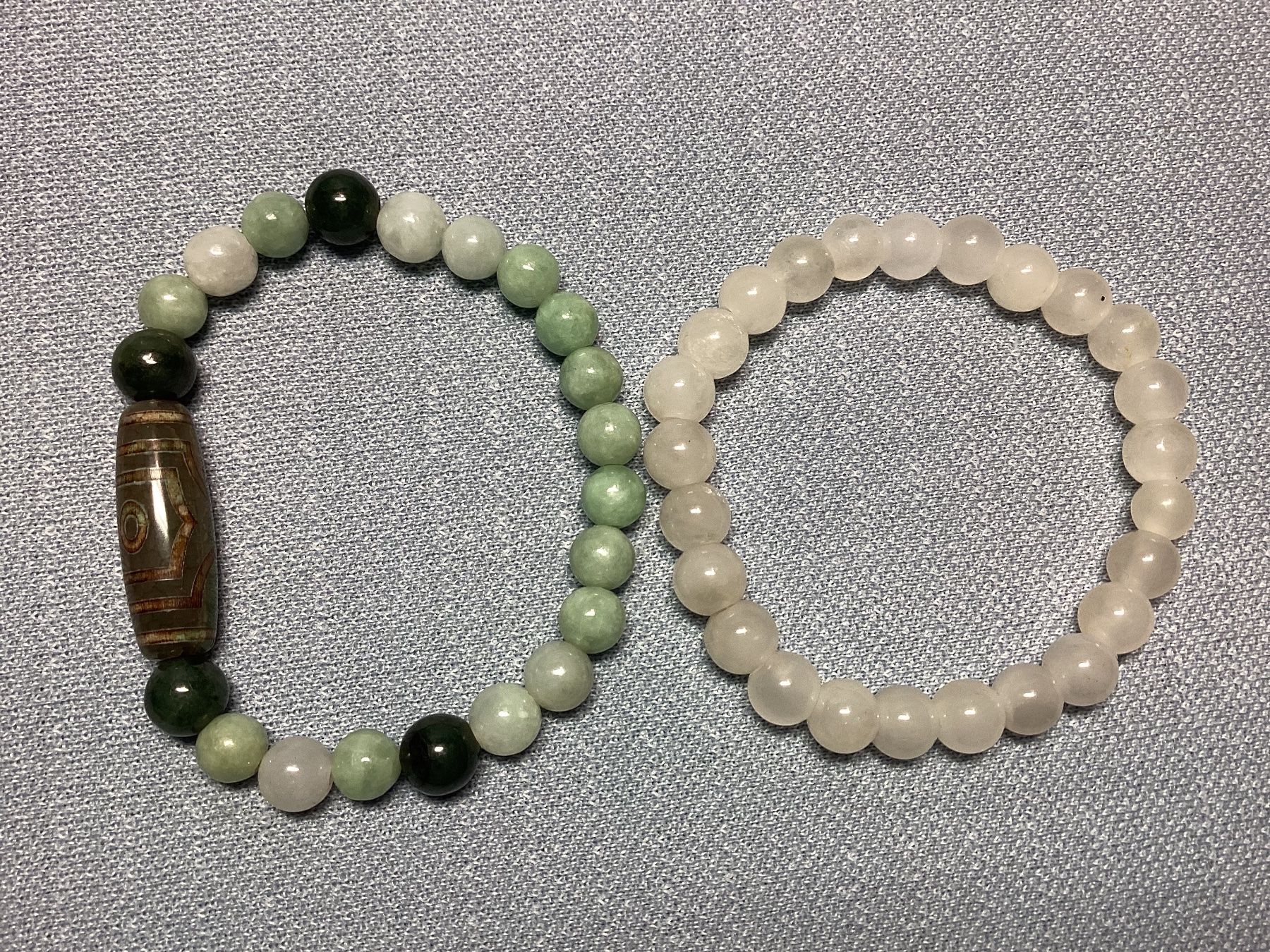 Armbänder & -reifen: Jade Armbänder mit tibetischem Dzi-Stein – Neu und originalverpackt aus Laax GR von Kiki-Kingdom2 5