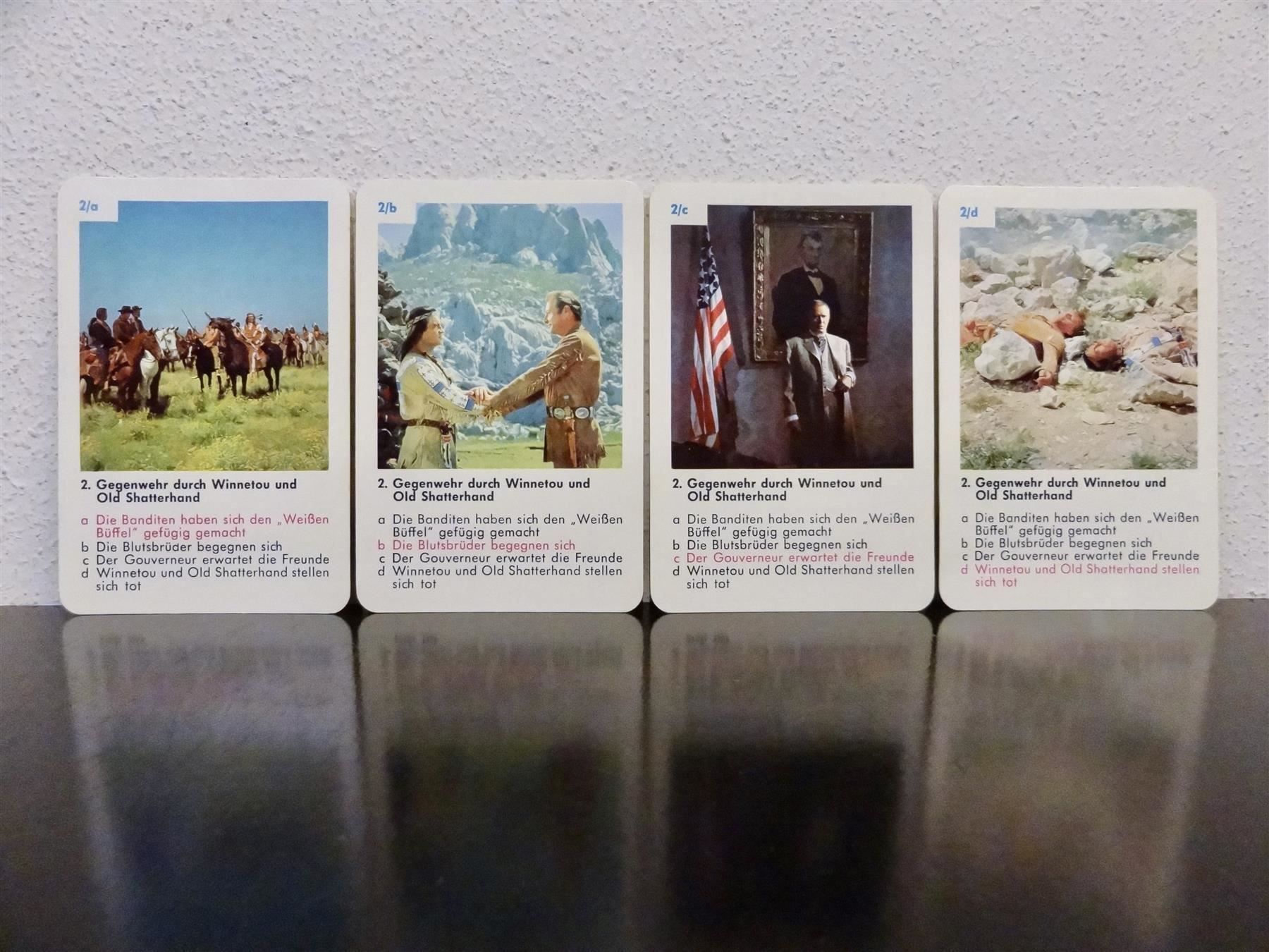Giochi: schönes altes Quartett WINNETOU III – Usato da Kerzers venduto da wisaundso 4
