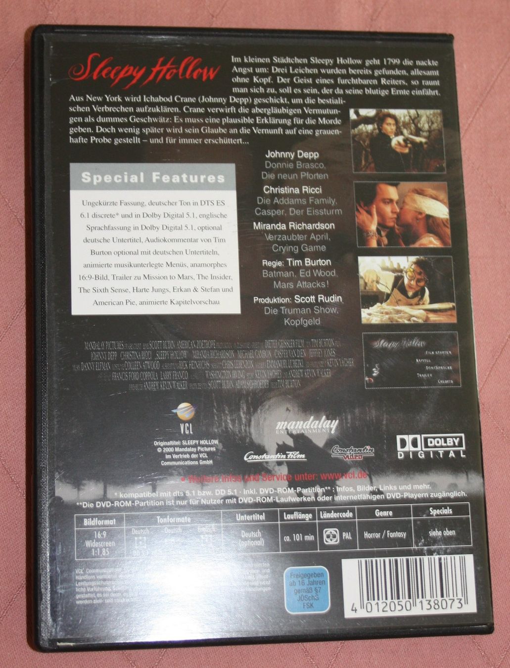 Tutti i DVDs: DVD Sleepy Hollow (9) – Nuovo (secondo la descrizione) da Flüelen venduto da Rosegarden 1