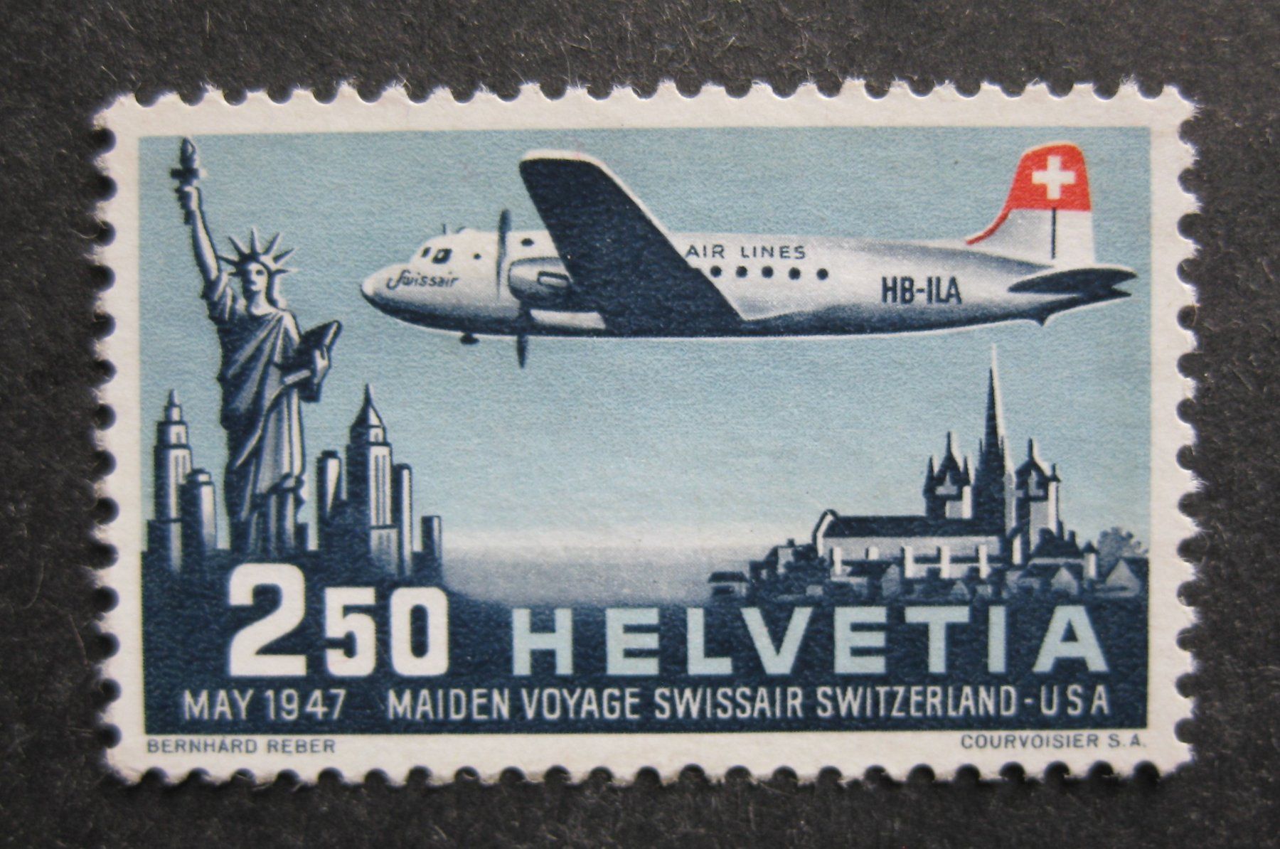 Alle Briefmarken: Flugpost 19747 postfrisch ** – Neu (gemäss Beschreibung) aus Frauenfeld von Interessent1