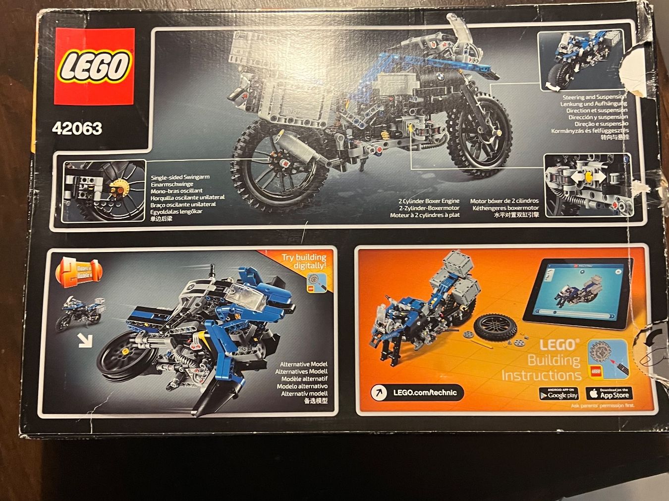 Lego Technic 42063 BMW R 1200 GS Adventure (Neu (gemäss Beschreibung ...
