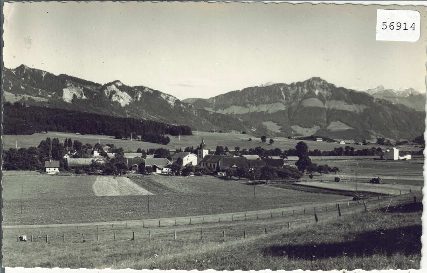 Cartoline postali: Vuippens - Vue generale – Usato da Ettingen venduto da Kartenplanet