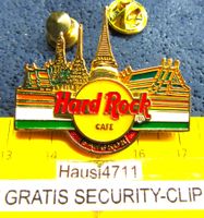 HARD ROCK CAFE BANGKOK 2NÄGEL PIN GOLDIG mit SECURITY-CLIP