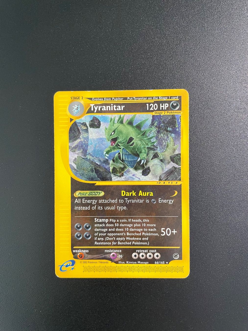 Pokémon Sammelbilder & Trading cards: Pokémon Expedition Tyranitar 66/165 – Gebraucht aus Zürich von kev_c5cb
