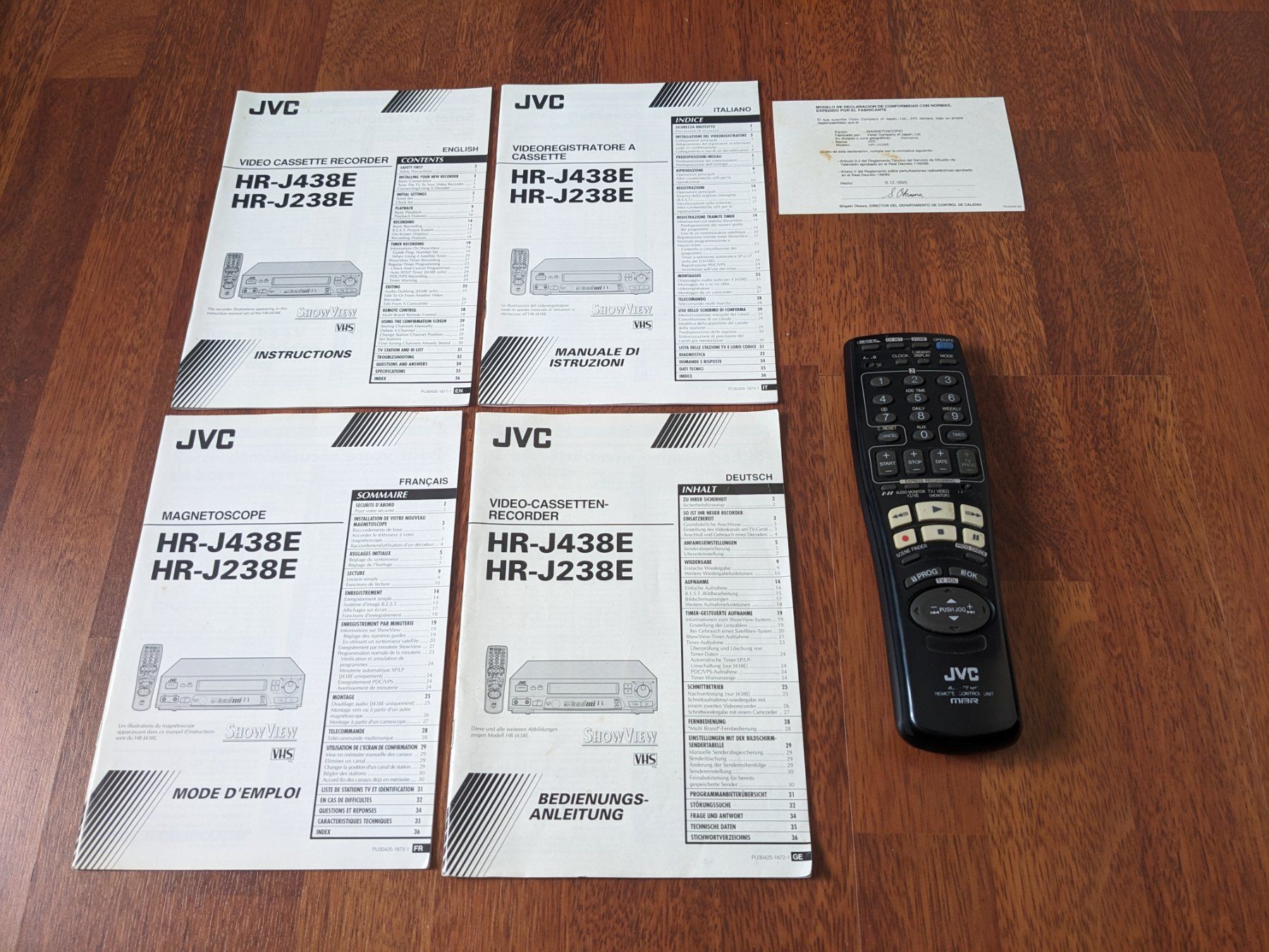 JVC Aufnahmegeräte: JVC HR-J438E Videorecorder mit Originalverpackung – Gebraucht aus Stetten AG von Trexx75 4