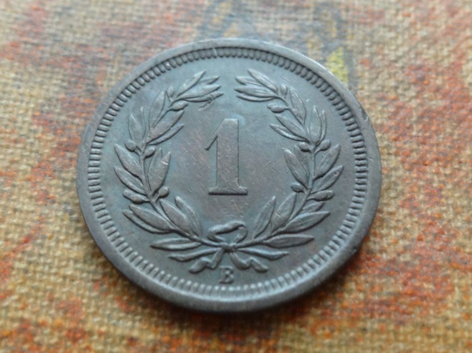 Alle Münzen: 1 Rp. 1883  (B) – Gebraucht aus Romanel-sur-Lausanne von Swift13 1