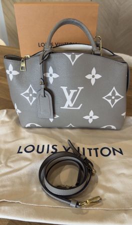 Sac Louis Vuitton Petit Palais Monogram Empreinte bicolore